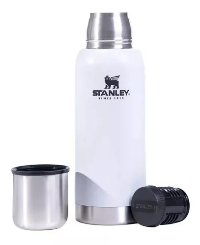 Termo Stanley de 750ml Plateado en Acero Inoxidable - Termos del sur