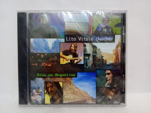 Lito Vitale Quinteto- Vivo En Argentina Cd, Sellado, 2005