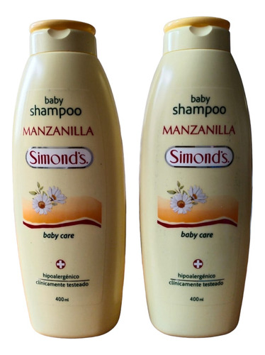 Pack X2 Shampoo Simonds Infantil Manzanilla Sin Lagrimas