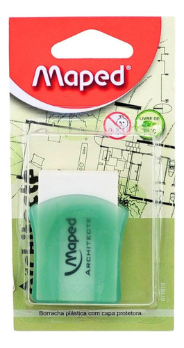 Borracha Architecte Maped Blister - Verde