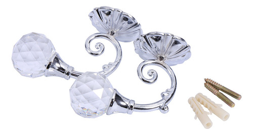 2 Cortinas De Cristal De Metal Para Pared O Ventana