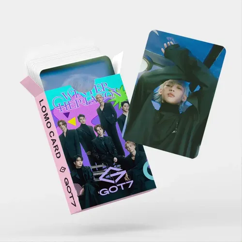 Cartão Lomo De Fotos Promocionais Do Álbum Got7 Winter Card