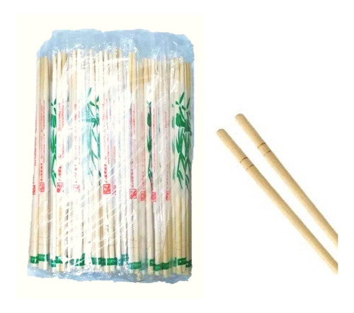 Hashi De Bambu Palito Descartável Sushi Sashimi 300 Pares 