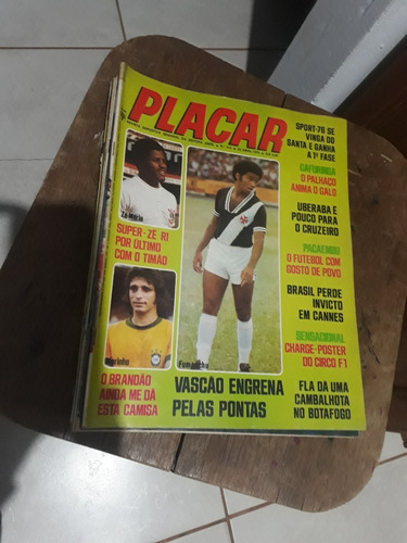 Pacote Placar 9 Revistas Antigas E Raras