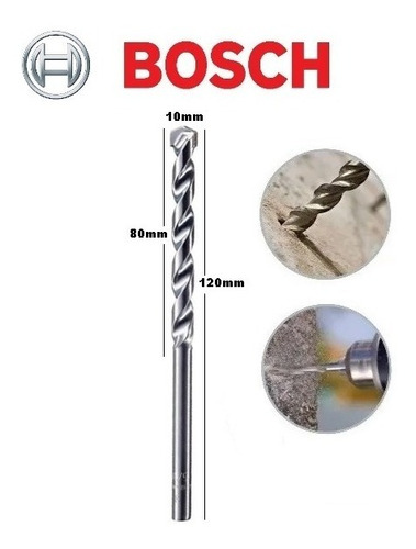 Broca Para Concreto 10 X 80 X 120mm Cyl-1 2608590081 Bosch