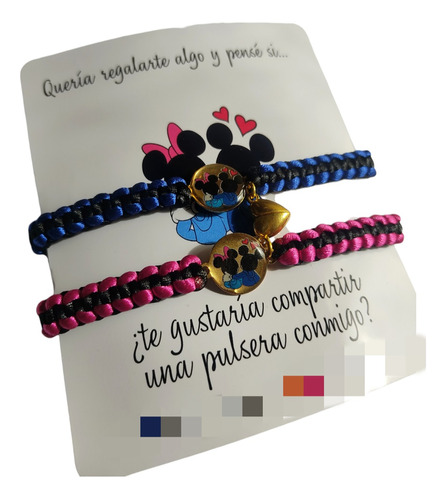 Duo De Pulseras Amistad Parejas Variedad, Envio Gratis