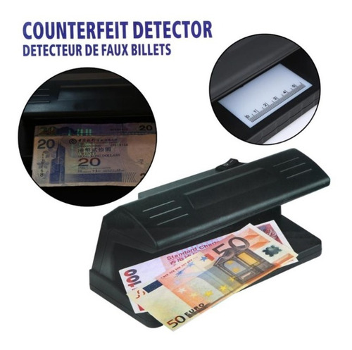 Maquina Detector Probador Revisar Billetes Dinero Falsos