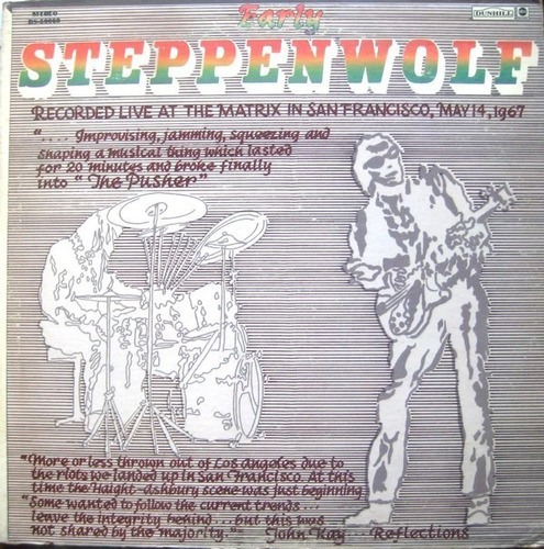 Steppenwolf, Early, Vinilo De Epoca