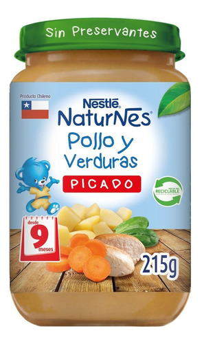 Picado Nestlé® Naturnes® Pollo, Quínoa Y Verduras 215g