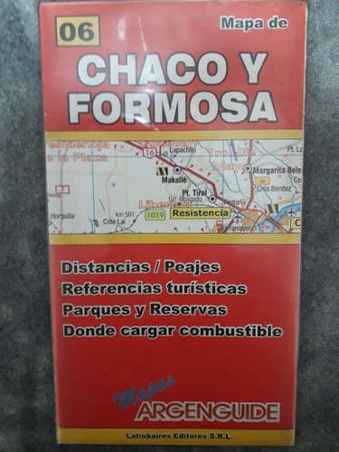 Mapas Argenguide Nro 6 Chaco Y Formosa