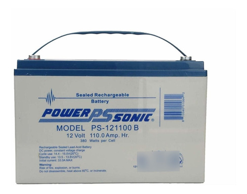 Power-sonic 12 V 110ah Sealed Lead Acid Terminal Bateria W B