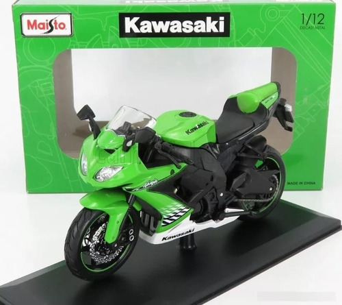 Moto Kawasaki Ninja Zx 10r Escala 1/12 Maisto De Colección