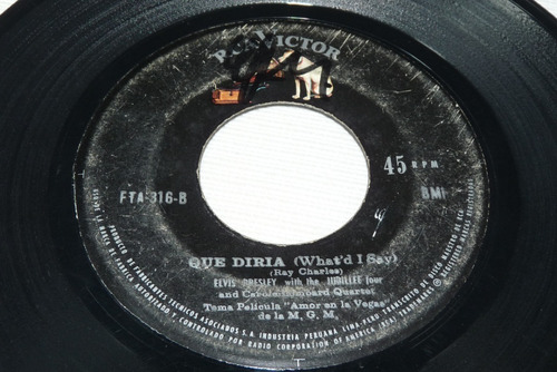 Jch- Elvis Presley Que Diria 45 Rpm