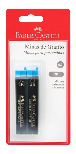 Minas 0.7 Mm 2b X4 Unds 2 Pack