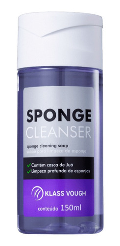 Sabonete Líquido Limpador De Esponjas - 150ml - Klass Vough 