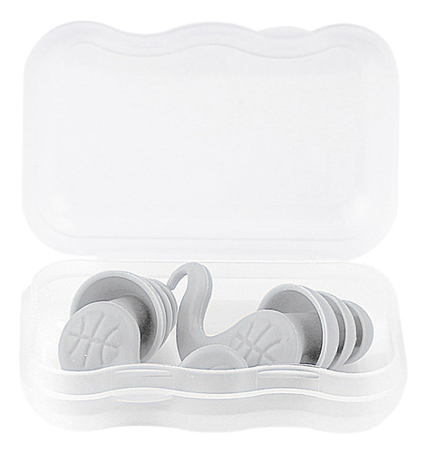 2 Tapones Para Los Oídos Para Nadar, Accesorios De Gris
