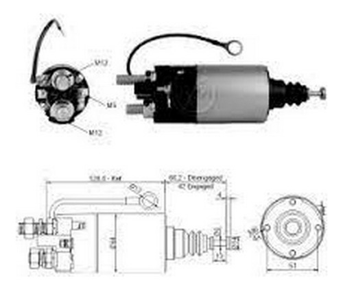 Solenoide Arranque Volvo Penta Industrial / Marino 24v