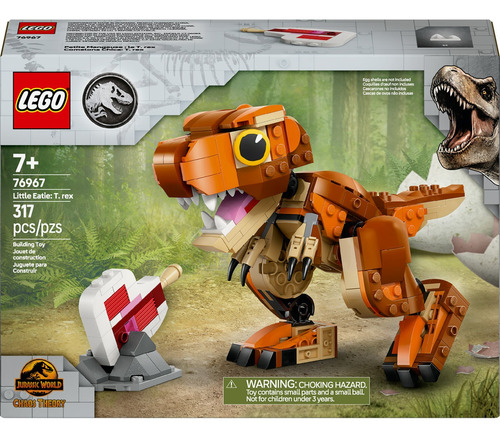 Kit Lego Jurassic World Comelona Chica: T. Rex Modelo 76967 317 Dinosaurios