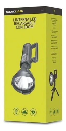 Linterna Tecnolab Led Largo Alcance Con Trípode Tl215