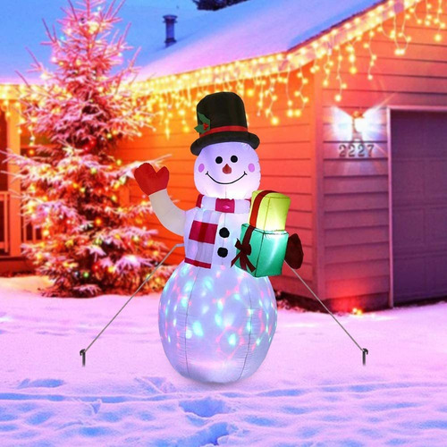 Ourwarm - Adornos Hinchables De Navidad Para Exteriores De 4