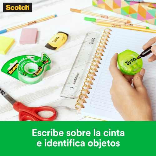 3m Scotch Cinta Mágica, 18 Mm X 12.7 M, 4 Piezas