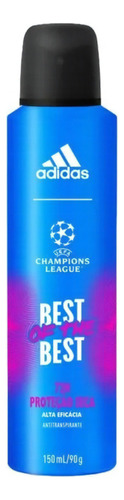 Desodorante adidas Masculino Best Of The Best 150ml Fragrância esportiva e masculina