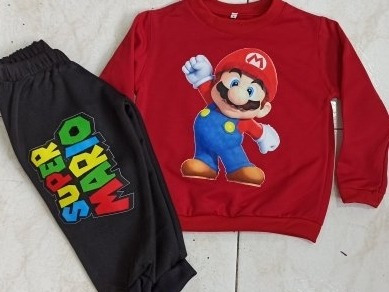 Sudadera Niño Super Mario Bross Perchado