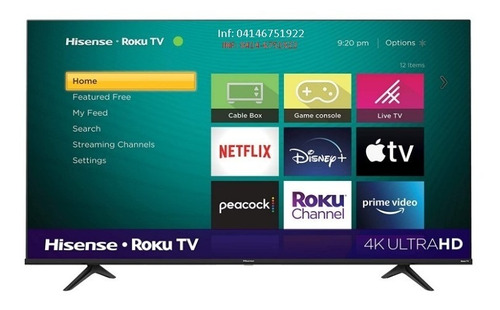 Imagen 2 de 10 de Placa O Tarjeta Madre De Smart Tv 4k Hisense De 55 Con Roku