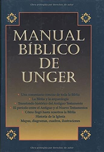 Manual Biblico De Unger - Unger, Merrill F., de Unger, Merrill. Editorial Candls en español