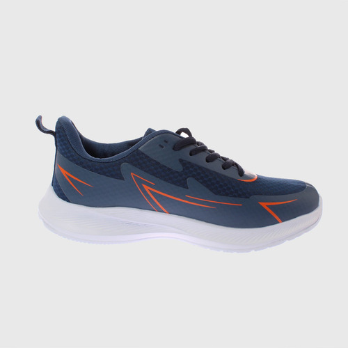 Zapatilla Navy/naranjo Vía Franca Art. 8s4206a0090navy