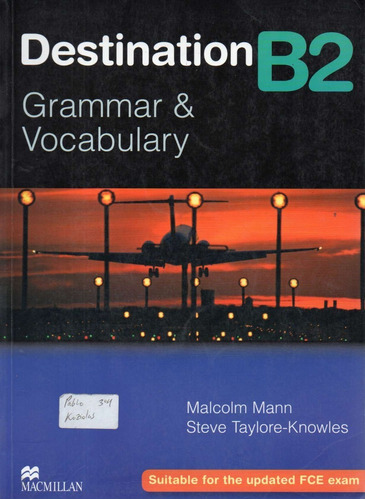 Destination B2 Grammar Y Vocabulary 