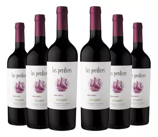 Vino Tinto Las Perdices Malbec X6