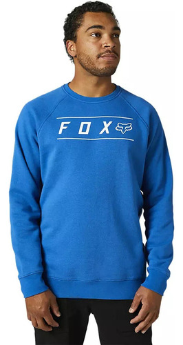 Buzo Fox Racing Cuello Redondo Azul 