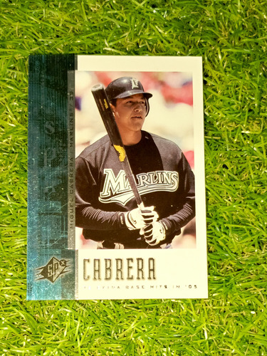 Cv Miguel Cabrera 2006 Upper Deck Spx