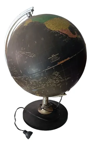 Mapamundi Lampara Retro (Usado)
