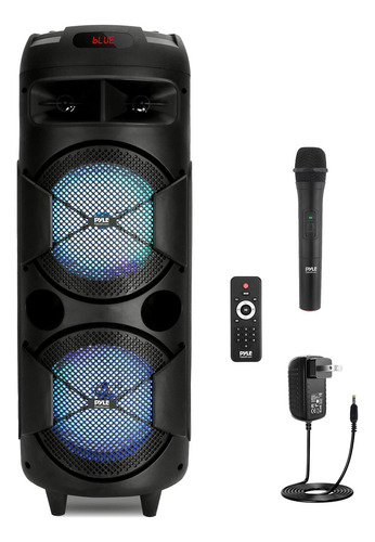 Altavoz Pa Portátil Bluetooth De 300 W, Doble 8 Pulgadas,