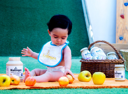 Crema De Cacahuate Para Bebes, Sin Sal Y Azúcar (ablactación A Partir 6 Meses), Marca Katingos 1 Kg