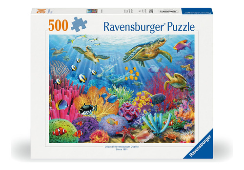 Rompecabezas Ravensburger Tropical Waters, 500 Piezas