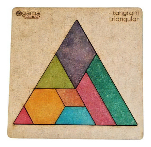 Juego de juguete infantil Tangram, triangular