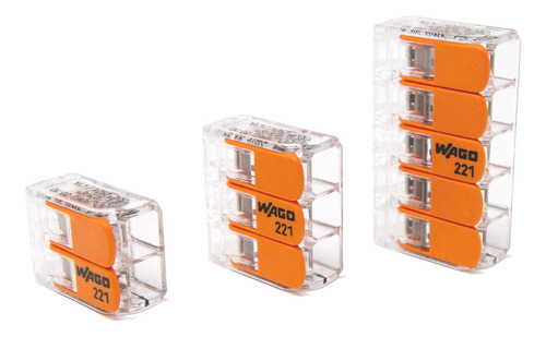 Kit De Conectores De Cable Compactos Wago 10 Awg, 95 Piezas