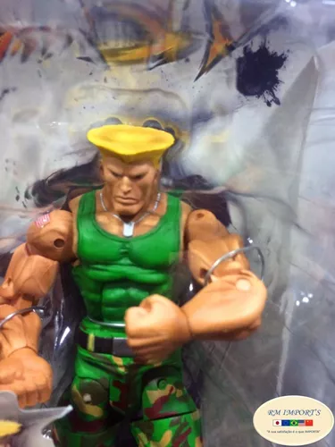 Guile Street Fighter Original Neca 18 Cm Soldado Coronel