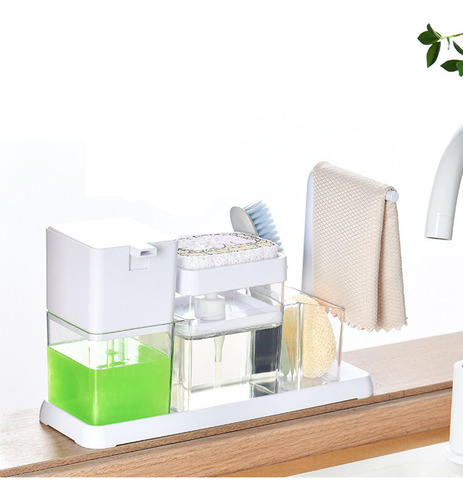 Dispensador De Jabón Para Platos Organizador De Soporte De