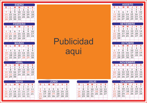 50 Calendarios Imantados 2021 --- 10 Cm X 14 Cm 