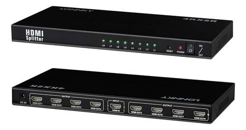 Splitter Hdmi 8 Puertos 4k-2k Es-sh8p-01