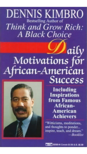 Daily Motivations For African-american Success, De Dennis Kimbro. Editorial Random House Usa Inc, Tapa Blanda En Inglés