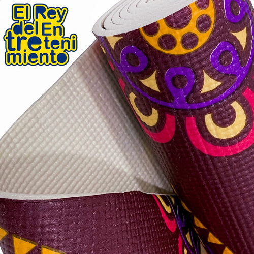 Imagen 9 de 10 de Colchoneta Yogamat Estampada Pilates, Yoga, Fitness - El Rey