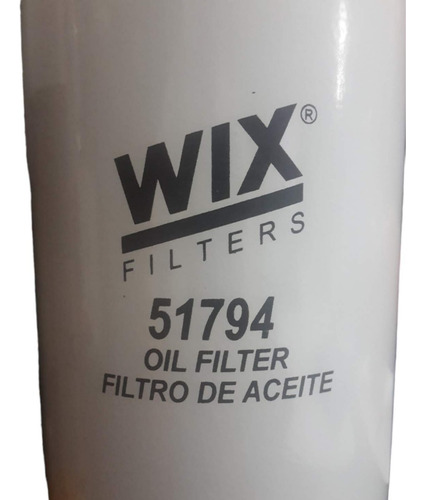 Filtro Aceite Wix 51794 B7 P550832 Lf692 W373