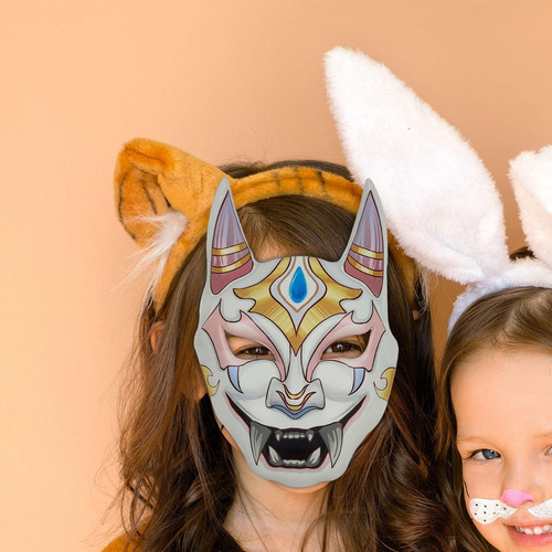 Máscara De Japonés Máscara De Cosplay Adultos Para