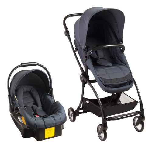 Coche Travel System Loop Gris