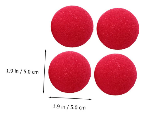 Pack 50 Narices De Payaso - Ideal Para Eventos Y Cotillón